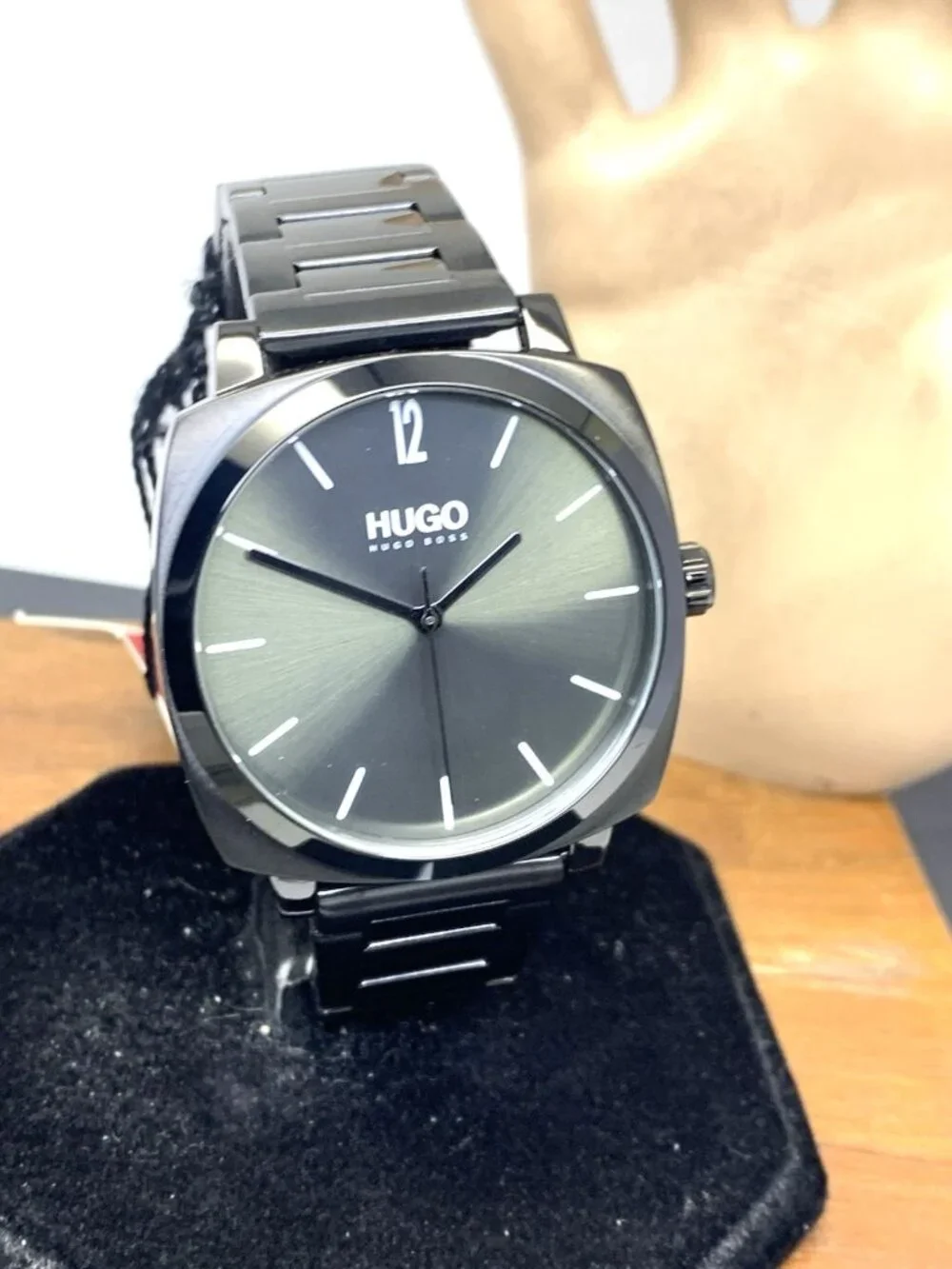 Hugo Boss Men's Watch 1530081 Quartz Black Dial Stainless Steel 40mm